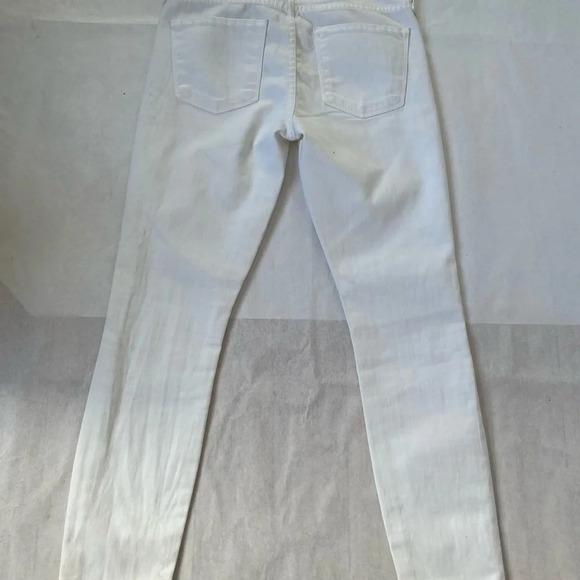 VINCE Solid Very White Skinny Soft Stretch Denim Jeans 25 NWT - Picture 3 of 11